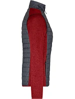 Daiber JN 741 Dámská pletená hybridní bunda 02.0741 red melange/anthracite melange Daiber JN 741 Dámská pletená hybridní bunda 02.0741 red melange/anthracite melange