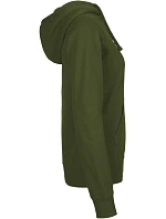 O Dámská mikina s kapucí z bio bavlny military model 22505909 - Neutral O Dámská mikina s kapucí z bio bavlny military model 22505909 - Neutral