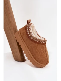 Dětské sněhule s výšivkou Camel model 21711227 - Boto