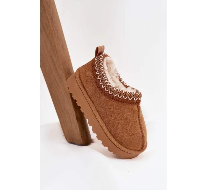 Dětské sněhule s výšivkou Camel model 21711227 - Boto