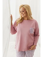 Pyžamo Taro 3656 Agnessa dlouhé rukávy 4XL–6XL Z26