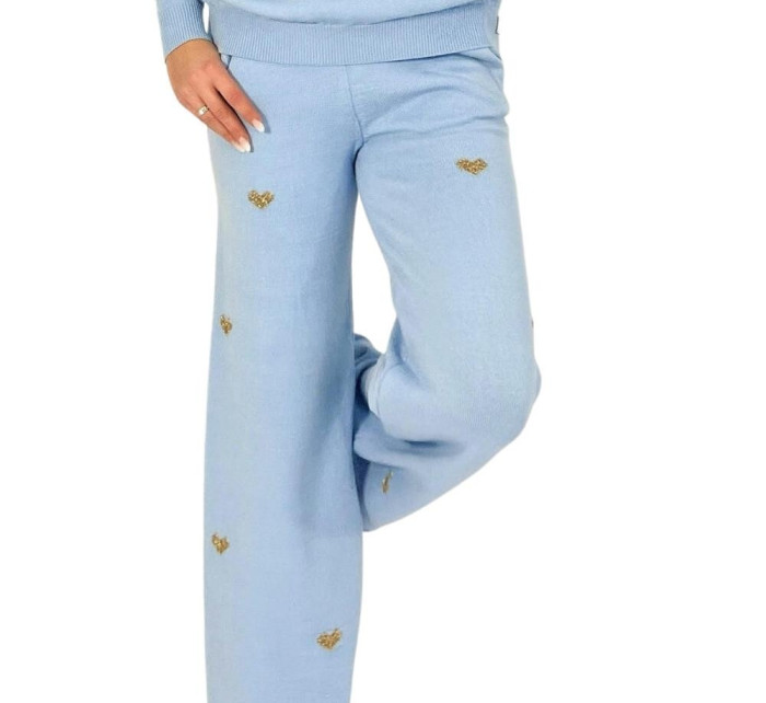 Dámské kalhoty Comfort fit blue - MM FASHION