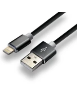 Napájecí kabel everActive CBS-1IB (USB - Lightning ; 1m; barva černá)