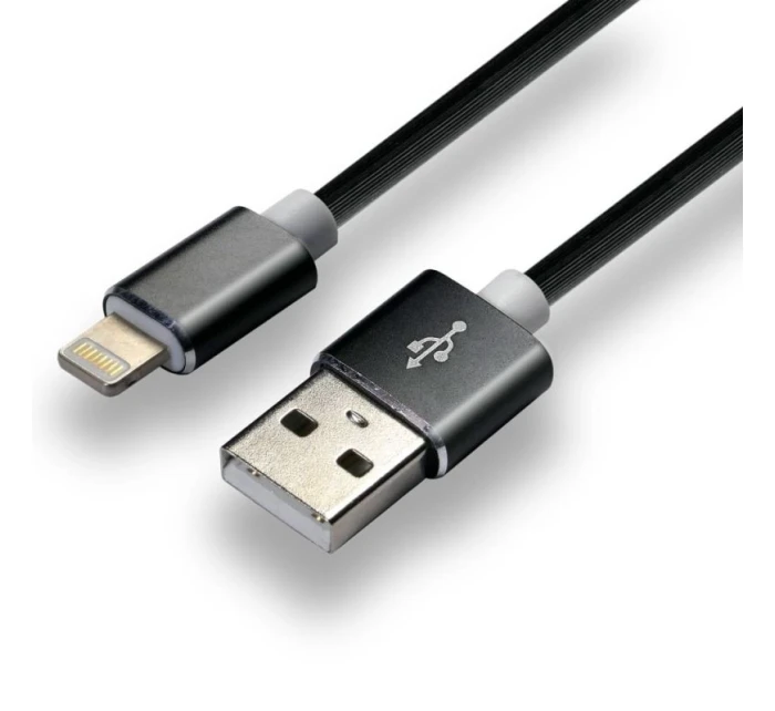 Napájecí kabel everActive CBS-1IB (USB - Lightning ; 1m; barva černá)