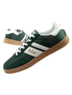 Lee Cooper sportovní obuv pánské tenisky módní pohodlné odolné zelené