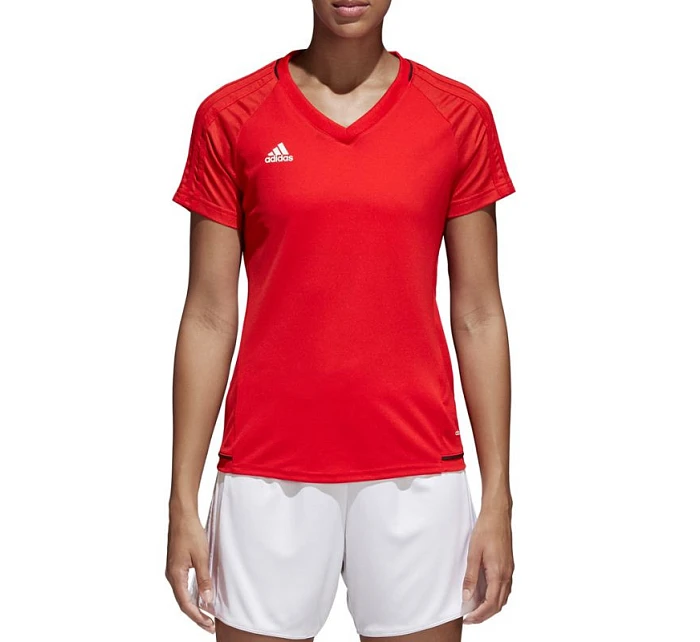 Adidas TIRO 17 Training JSY Dámské tričko červená BP8560