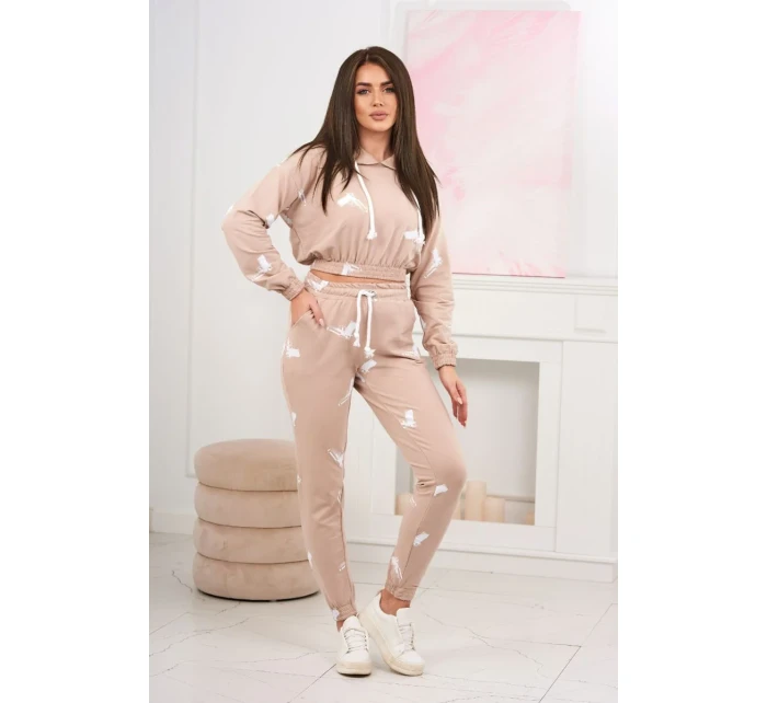 Sada s potiskem pistole béžová Sada s potiskem pistole béžová