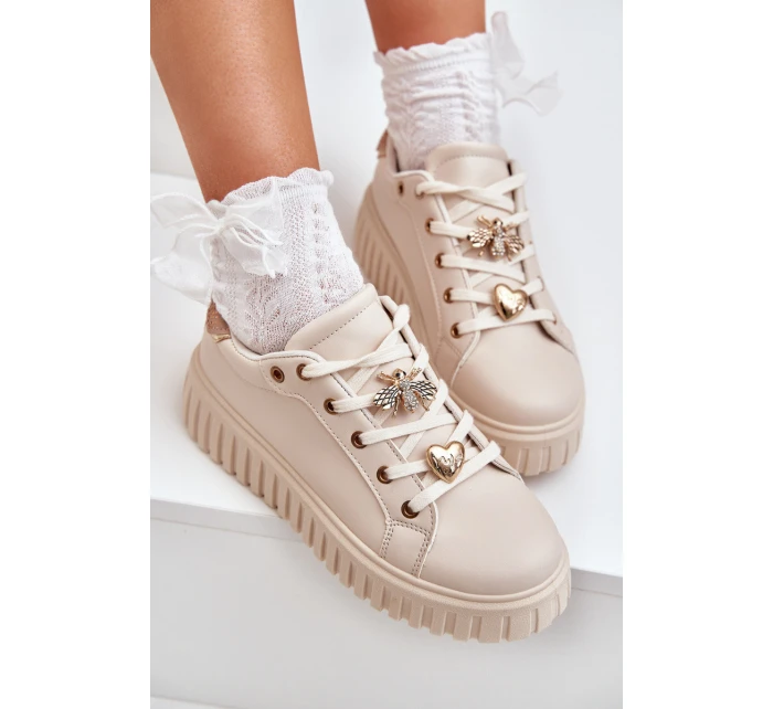 Dámské Tenisky S Béžové model 21683088 - EVENTO Dámské Tenisky S Béžové model 21683088 - EVENTO