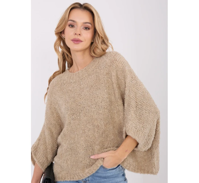 Sweter CH SW model 21782465 beżowy - FPrice Sweter CH SW model 21782465 beżowy - FPrice