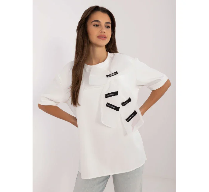 Bluzka LK BZ ecru model 20470283 - FPrice Bluzka LK BZ ecru model 20470283 - FPrice