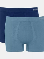 Pánské boxerky GO Smooth Short C2P - UNKNOWN - modré V003 - SLOGGI