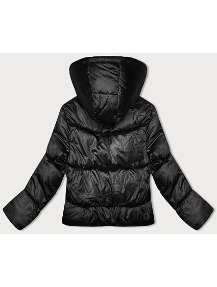 Krátká černá péřová zimní bunda model 21246393 - S'WEST