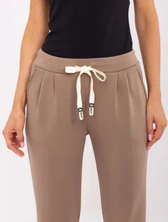 Kalhoty DHJ SP model 20877998 hnědé - FPrice