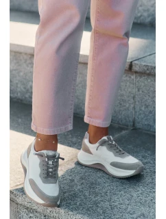 Dámské semišové tenisky na platformě Big Star HI-POLY SYSTEM – béžové