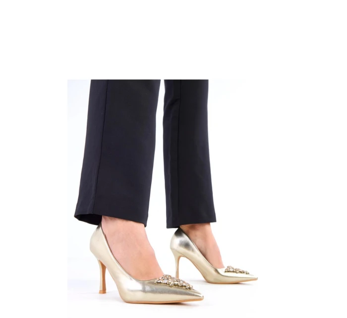 Lodičky na jehlovém podpatku model 218349 Solea Lodičky na jehlovém podpatku model 218349 Solea