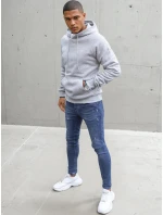 Pánská světle šedá mikina Dstreet model 21966918 - FashionStreet