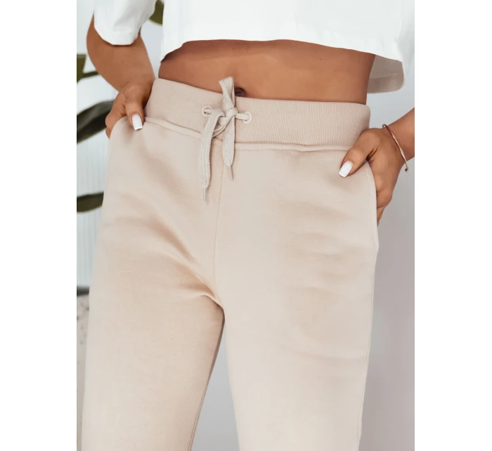 Dámské krémové tepláky VELARA FashionStreet UY2018 Dámské krémové tepláky VELARA FashionStreet UY2018