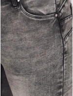 Dámské džínové úzké kalhoty JORNIX tmavě šedé FashionStreet UY2192