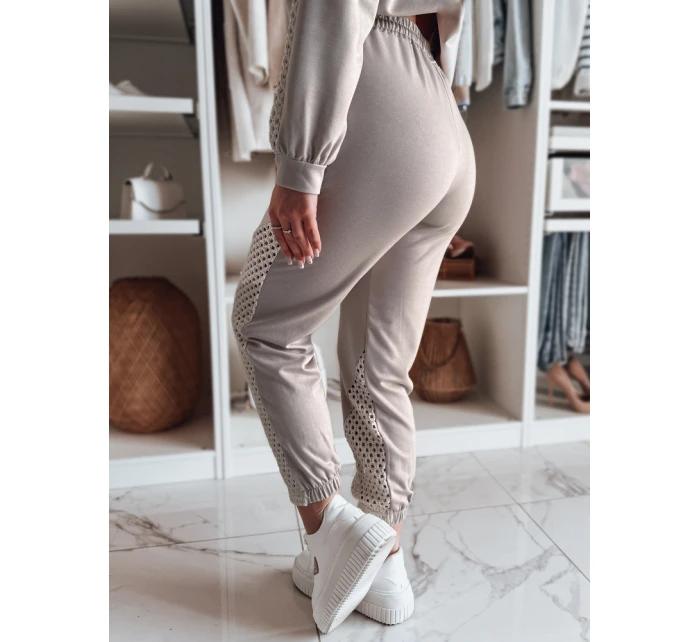 Dámské tepláky ELEGRA mocha FashionStreet UY2515 Dámské tepláky ELEGRA mocha FashionStreet UY2515