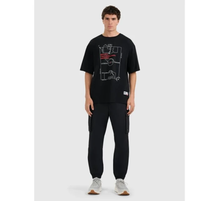 Pánské tričko oversize s potiskem model 21816916 - 4F Pánské tričko oversize s potiskem model 21816916 - 4F