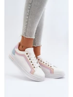 Dámské tenisky s flitry růžové model 21649117 - Boto