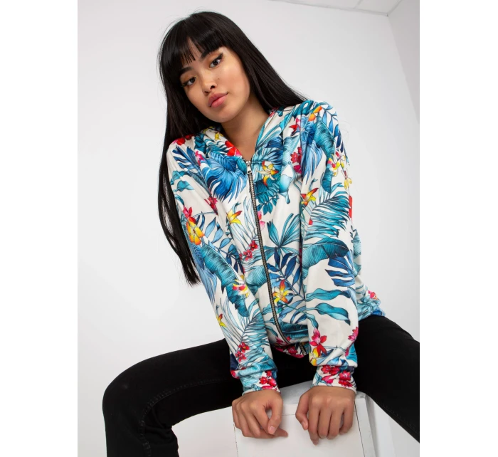 Mikina RV BL 8120.69P bílá a modrá