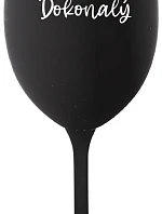 PAN DOKONALÝ - černá sklenice na víno 350 ml