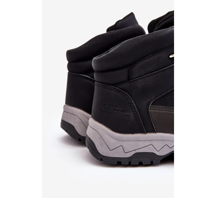 Mužské Trekkingové Boty Traperky Černé Maraena Mužské Trekkingové Boty Traperky Černé Maraena