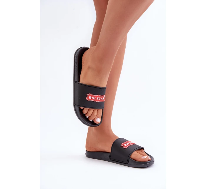 Dámské Pantofle Big Star model 21676351 Černé - Big Star Shoes Dámské Pantofle Big Star model 21676351 Černé - Big Star Shoes