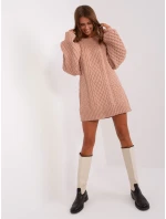 Sweter AT SW  ciemny różowy model 18895477 - FPrice