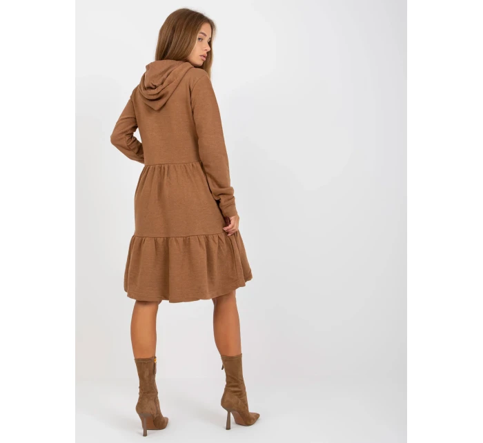 Šaty D10027C30287A6 hnědé