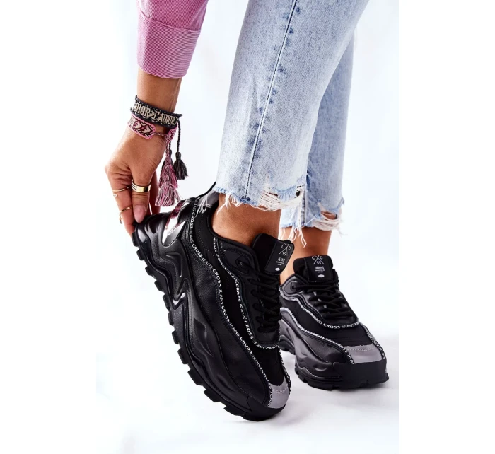 Dámské Sportovní Obuv Cross Jeans II2R4018C Černé Dámské Sportovní Obuv Cross Jeans II2R4018C Černé