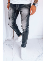Šedé pánské džínové kalhoty Dstreet UX3996