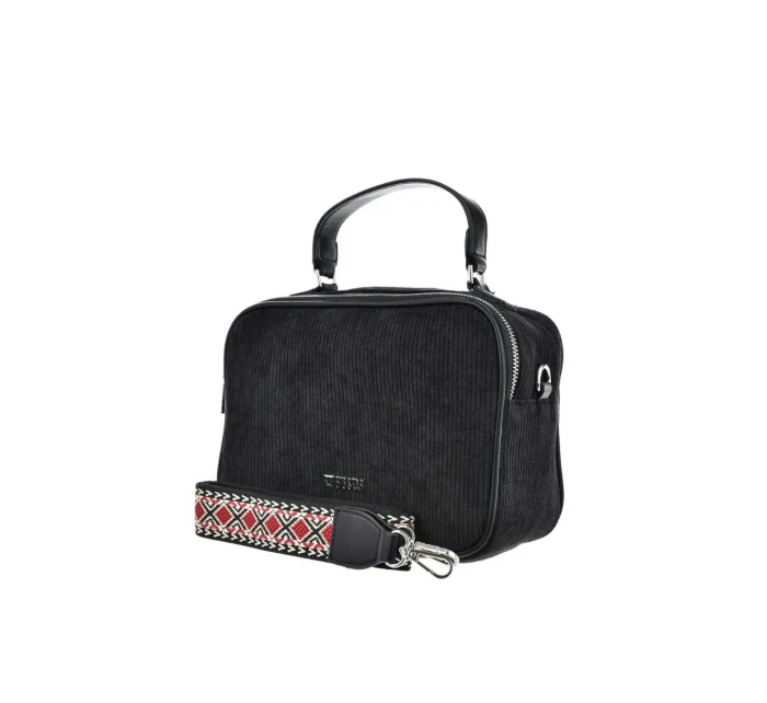 Manšestrová Kabelka Big Star OO574083 Černá