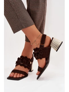 Sandály na podpatku  model 225347 Step in style