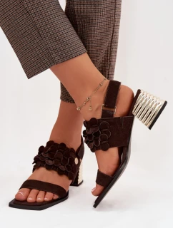 Sandály na podpatku  model 225347 Step in style