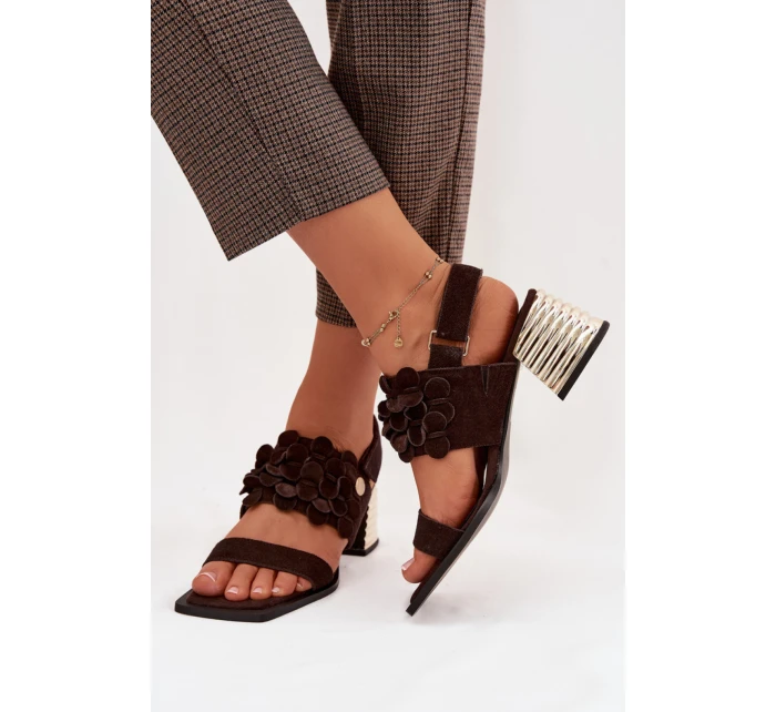 Sandály na podpatku  model 225347 Step in style