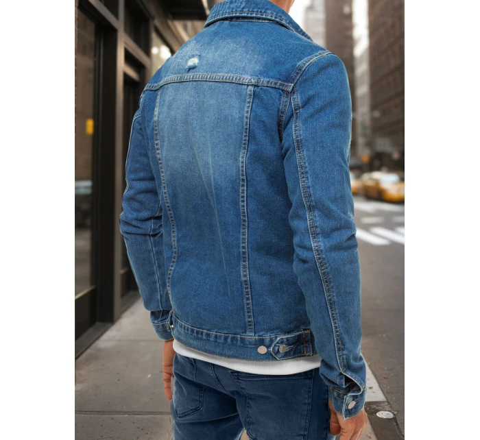 Pánská džínová bunda modrá Dstreet TX3633 Pánská džínová bunda modrá Dstreet TX3633