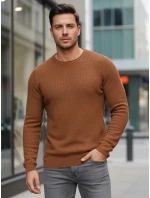 Pánský velbloudí svetr model 21982671 - FashionStreet