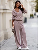 Dámská souprava z manšestru s kardiganem Fango od FashionStreet AY1231 Dámská souprava z manšestru s kardiganem Fango od FashionStreet AY1231