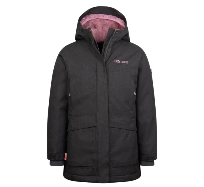 Dívčí nepromokavá zateplená bunda Coat PRO pro dívky šedá model 21858185 - Trollkids