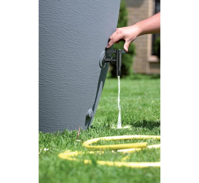 CANTAP 3/4 ČERNÁ PŘÍPOJKA NA DEŠŤOVOU VODU - VOLITELNÁ HADICOVÁ SPOJKA