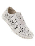 Dámská zlatá prolamovaná obuv Potocki JE19437