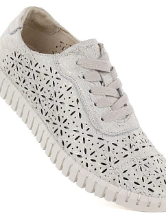 Dámská zlatá prolamovaná obuv model 22116466 - Potocki