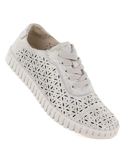 Dámská zlatá prolamovaná obuv Potocki JE19437