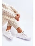 Bílé Dámské Tenisky na Platformě model 21648155 - Lee Cooper