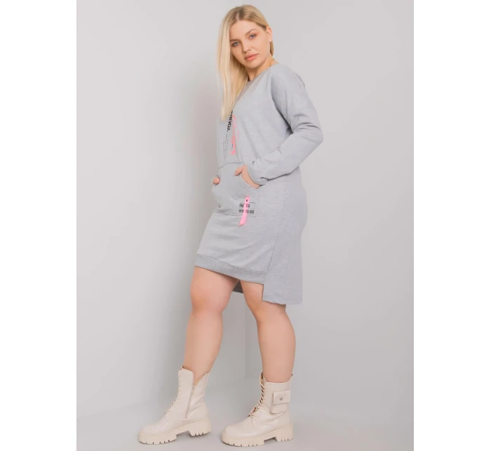 Šaty RV SK 7178.44 šedá