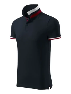 Collar Up polokošile pánská dark navy