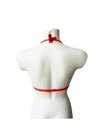 Vrchní díl plavek PushUp model 21129941 červený - Selmark Vrchní díl plavek PushUp model 21129941 červený - Selmark