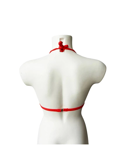 Vrchní díl plavek PushUp model 21129941 červený - Selmark